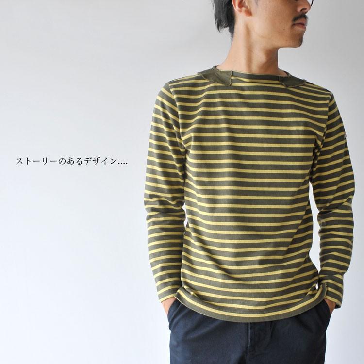 Nigel Cabourn ナイジェル・ケーボンボーダーバスクシャツ 長袖