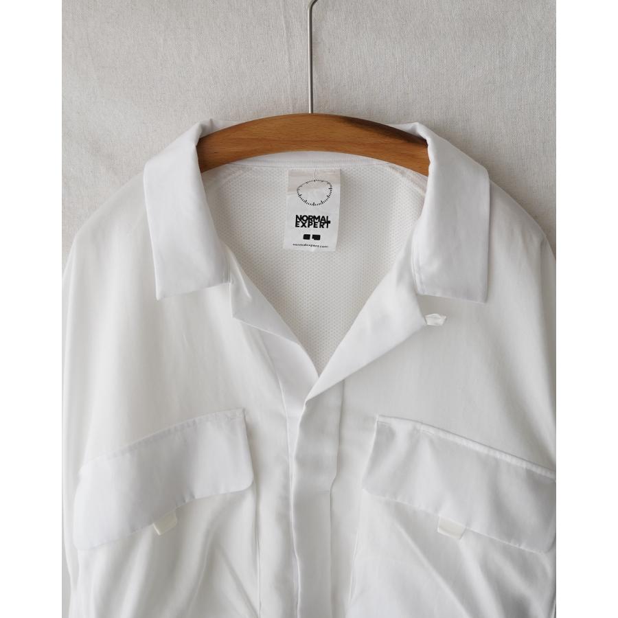 ノーマルエキスパート NORMAL EXPERT 65 SHIRT 半袖シャツ メンズ オープンカラー NEX24-Y01 mcpn10の画像