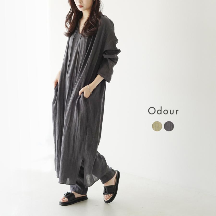 オウダー Odour カフタン ワンピース ワンピ 長袖 マキシ丈 ワイド リネン ナチュラル Od Op1111 50 Off セール品 返品交換不可 送料無料 Odour Od Op1111 Crouka Yahoo 店 通販 Yahoo ショッピング