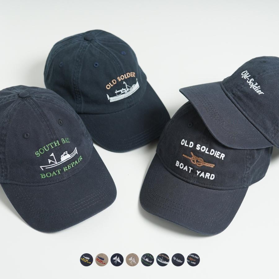 オールドソルジャー OLD SOLDIER 刺繍 ロゴ キャップ CAPS 帽子 ユニセックス 2023春夏 oldsocaps