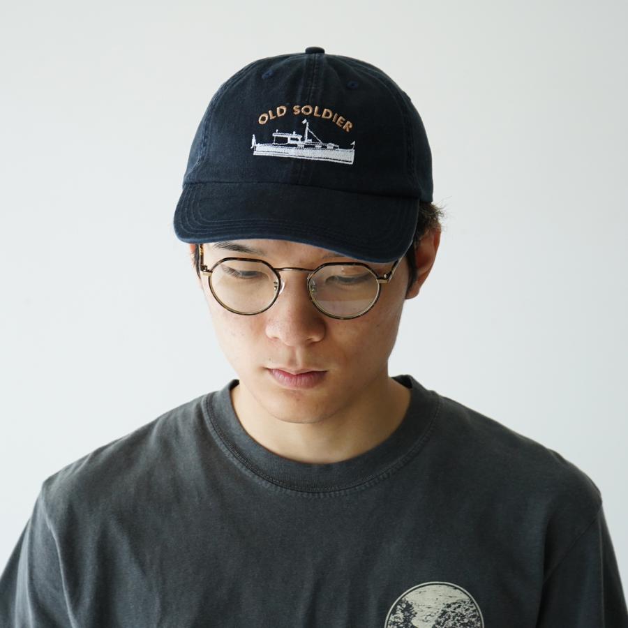 オールドソルジャー OLD SOLDIER 刺繍 ロゴ キャップ CAPS 帽子 ユニ 