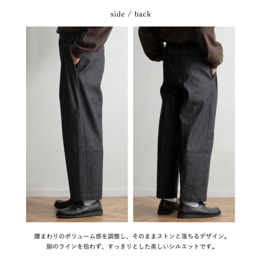 SALE！オア Or デニム タック パンツ DENIM TUCK PANTS OR11