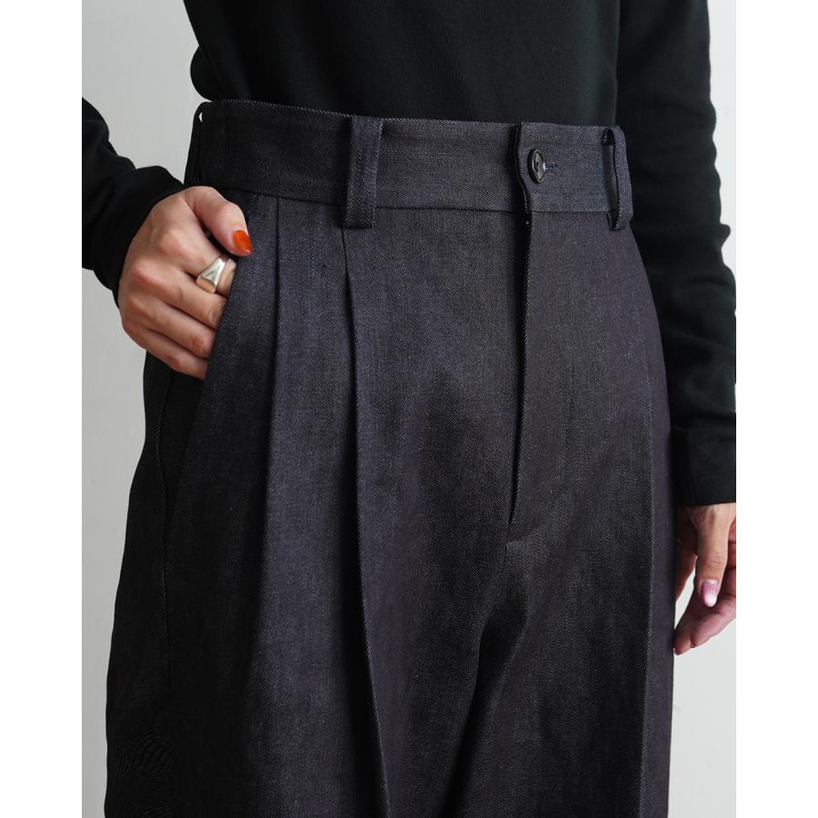 オア Or デニム タック パンツ DENIM TUCK PANTS OR11 オア Or デニム タック パンツ DENIM TUCK PANTS OR11