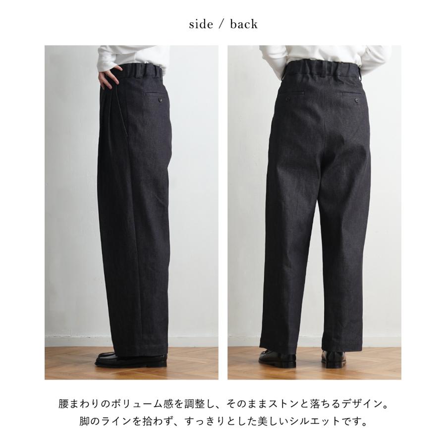 オア Or デニム タック パンツ DENIM TUCK PANTS OR11 オア Or デニム タック パンツ DENIM TUCK PANTS OR11