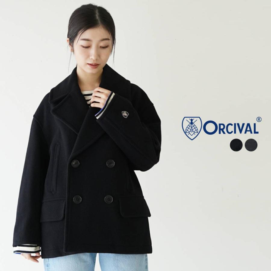 ORCIVAL オーシバル ピーコート ネイビー abitur.gnesin-academy.ru