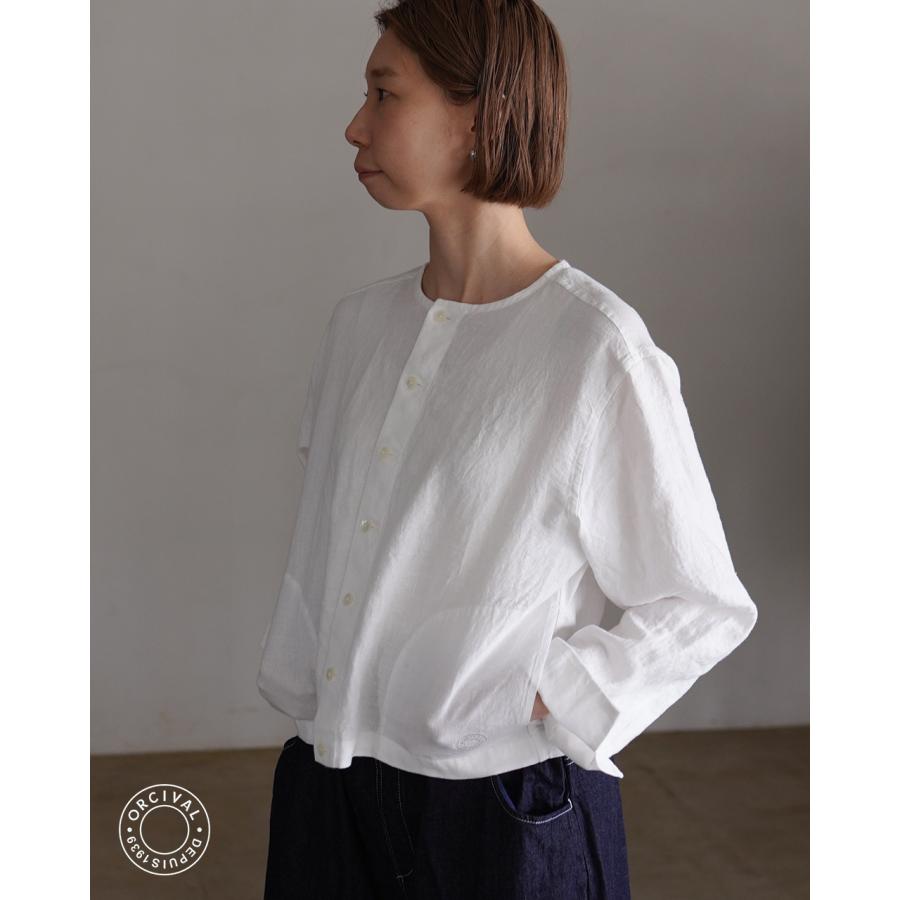 ★最終値下げ　 オーシバル　カーデガン ORCIVAL(オーシバル/オーチバル) CREW NECK CARDIGAN クルーネック