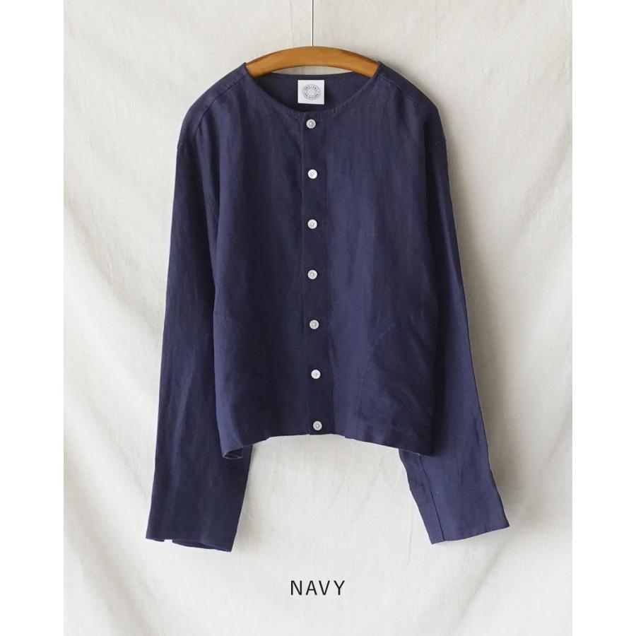 orcival カーディガン Women's Light French Terry Crew Neck Cardigan｜ORCIVAL
