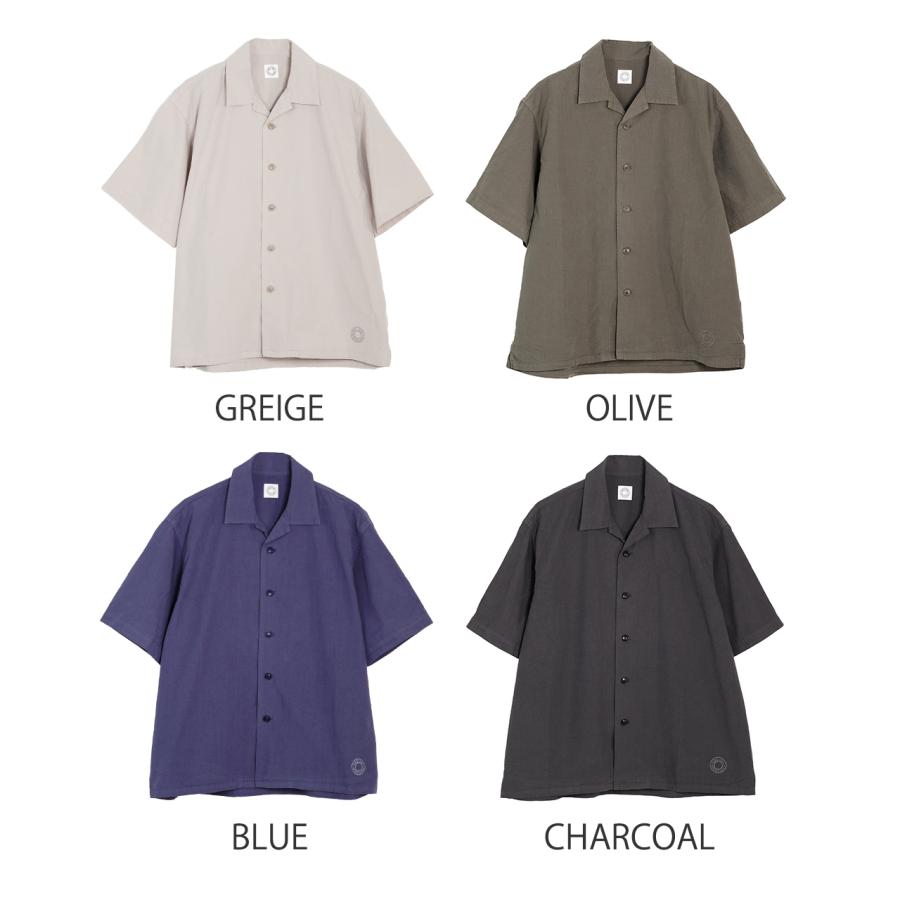ORCIVAL / オーシバル Garment Dye オープンカラー半袖シャツ SALE】オーシバル ORCIVAL オープンカラー ショートスリーブ