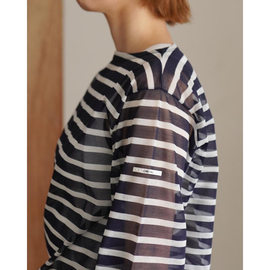 ORCIVAL（オーシバル） オーチバル カットソー シースルー ボート