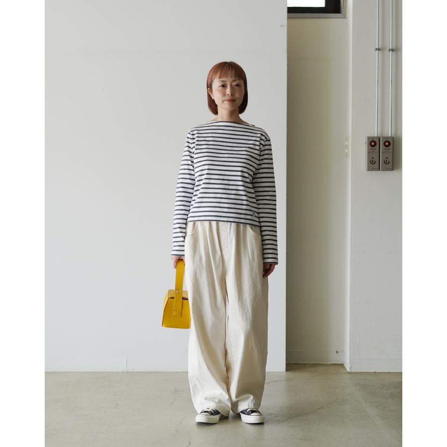新品 ORCIVAL(オーシバル)  7分袖ボートネックTシャツ ORCIVAL（オーシバル） オーチバル ボートネック ポケット Tシャツ