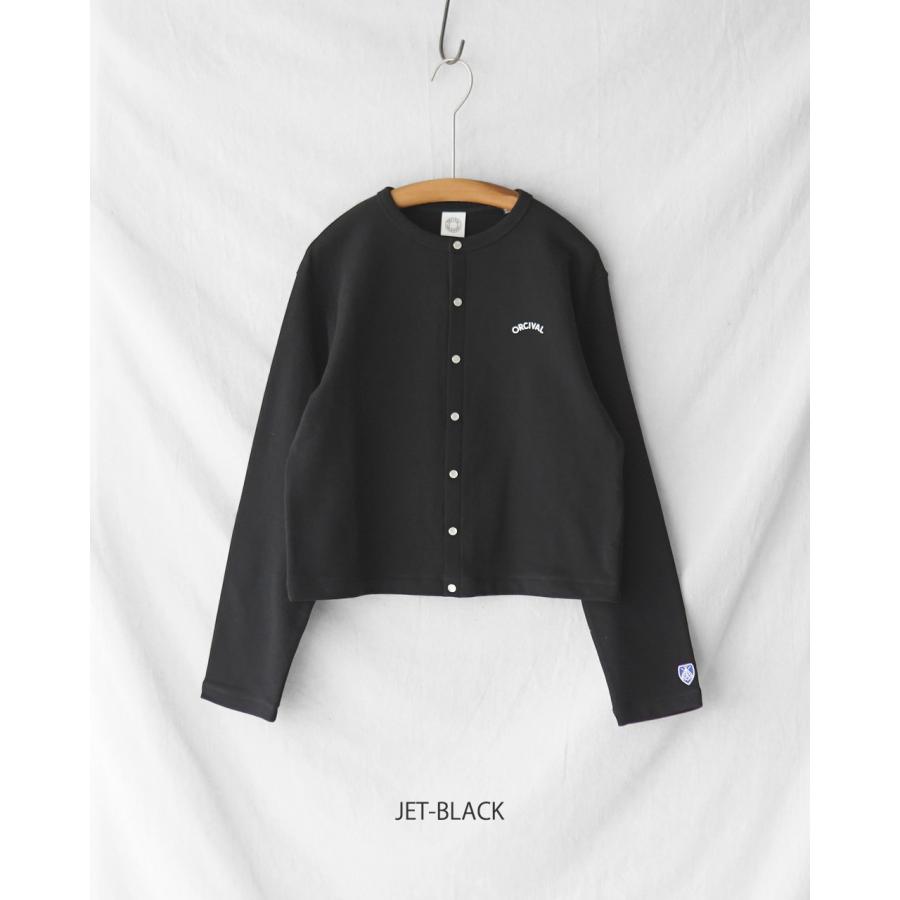 2019AW ORCIVAL オーシバル ライトフリースカーディガン1/ブラック オーチバル 裏起毛【2400012856080】 ORCIVAL - 2019AW ORCIVAL オーシバル ライトフリースカーディガン1