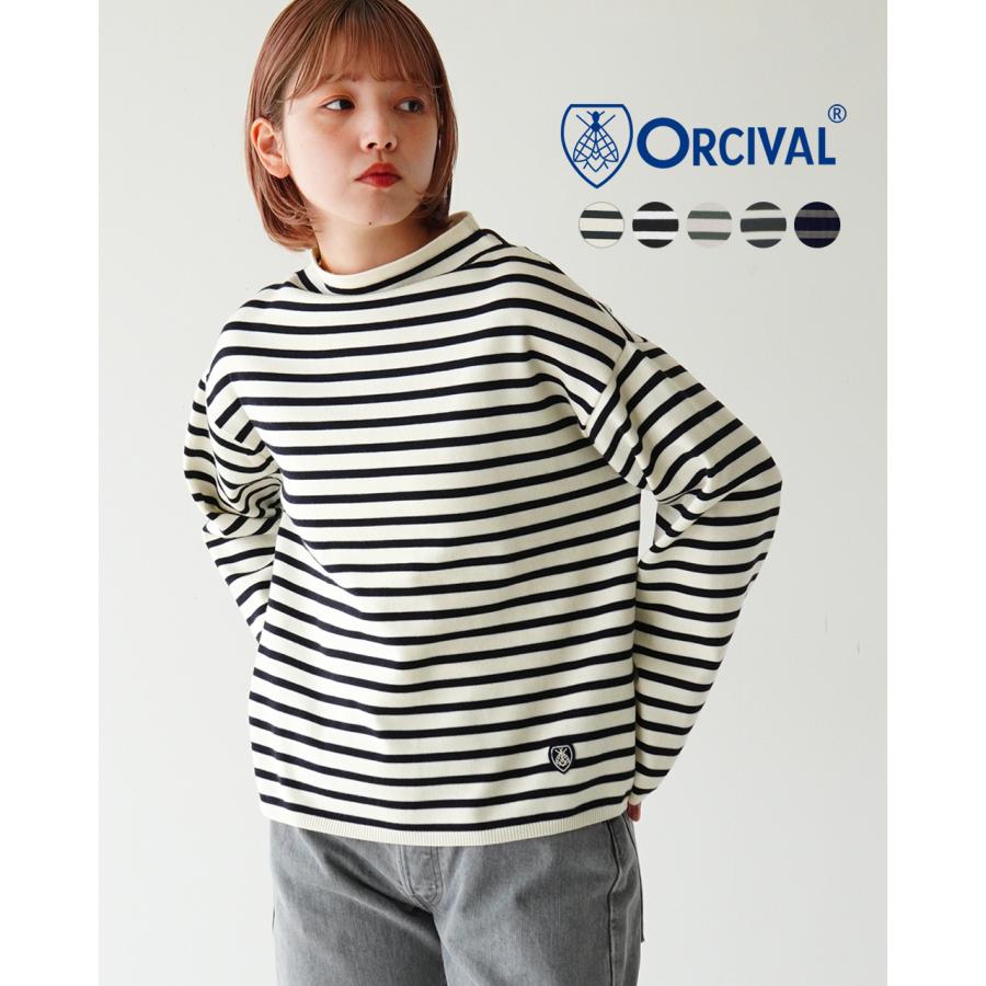特別セーフ オーシバル SALE ORCIVAL オーチバル プルオーバー モックネック カットソー(長袖/七分)