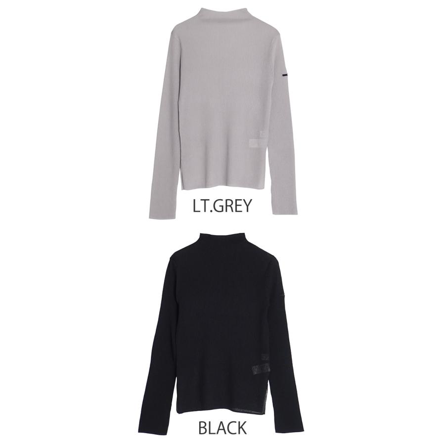 ORCIVAL シアートップス ORCIVAL/オーシバル】シアーストライプ プルオーバー 長袖