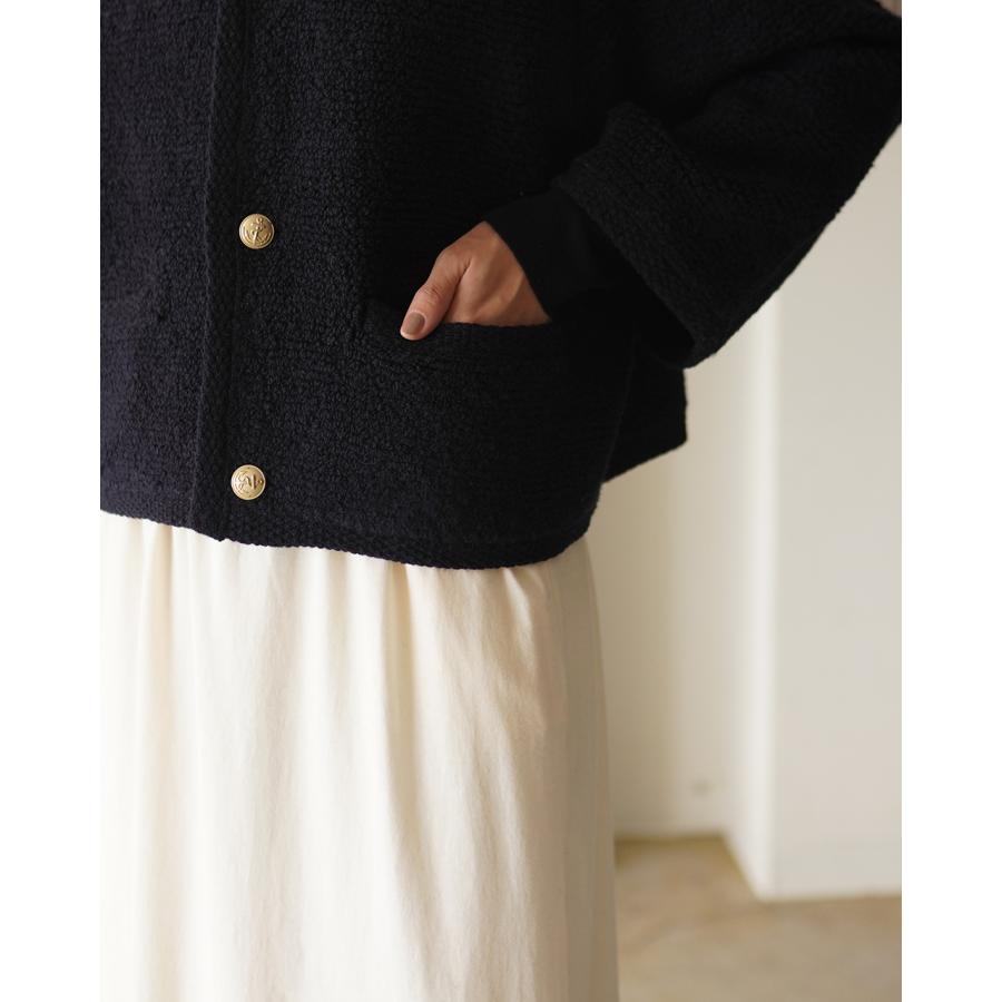 オーシバル オーチバル ORCIVAL カーディガン パイルニット ブークレ