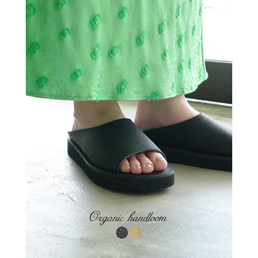 Organic handloom オーガニックハンドルーム スライドサンダル