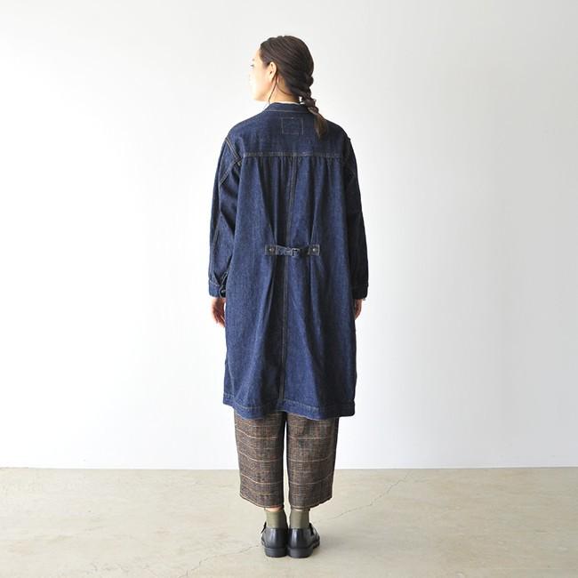 orSlow】フロントプリーツ デニムコート-