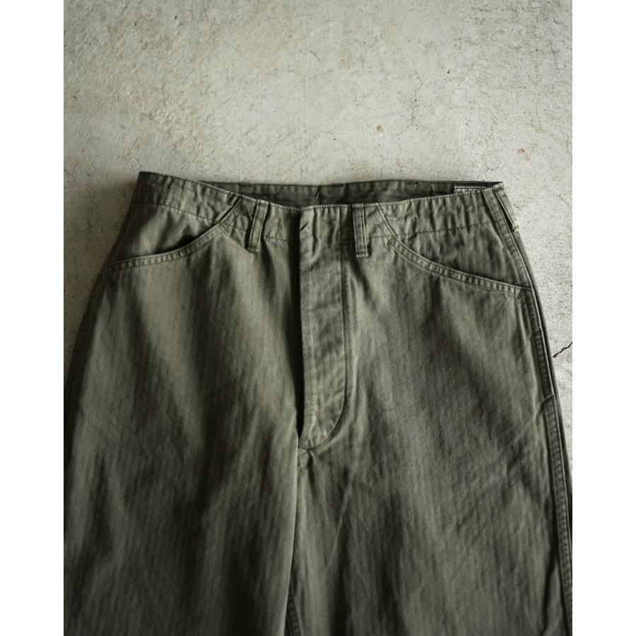 オアスロウ orSlow ヘリンボーンパンツ メンズ ワイドフィット