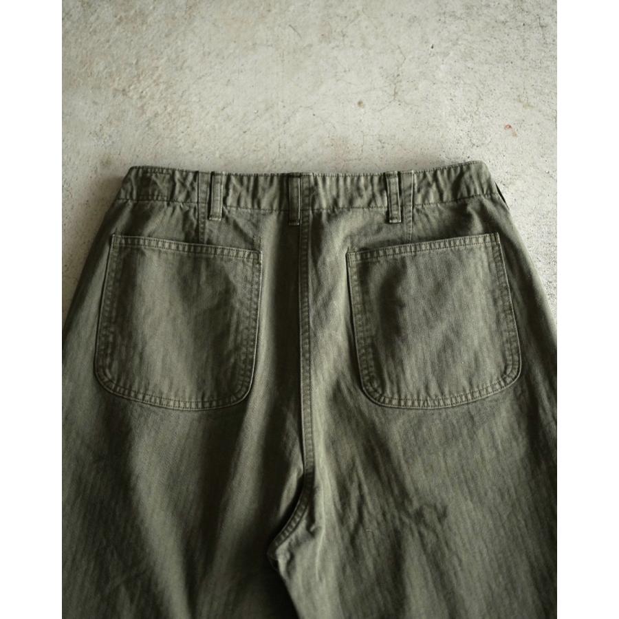 オアスロウ orSlow ヘリンボーンパンツ メンズ ワイドフィット