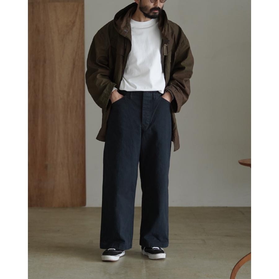 オアスロウ orSlow ヘリンボーンパンツ メンズ ワイドフィット