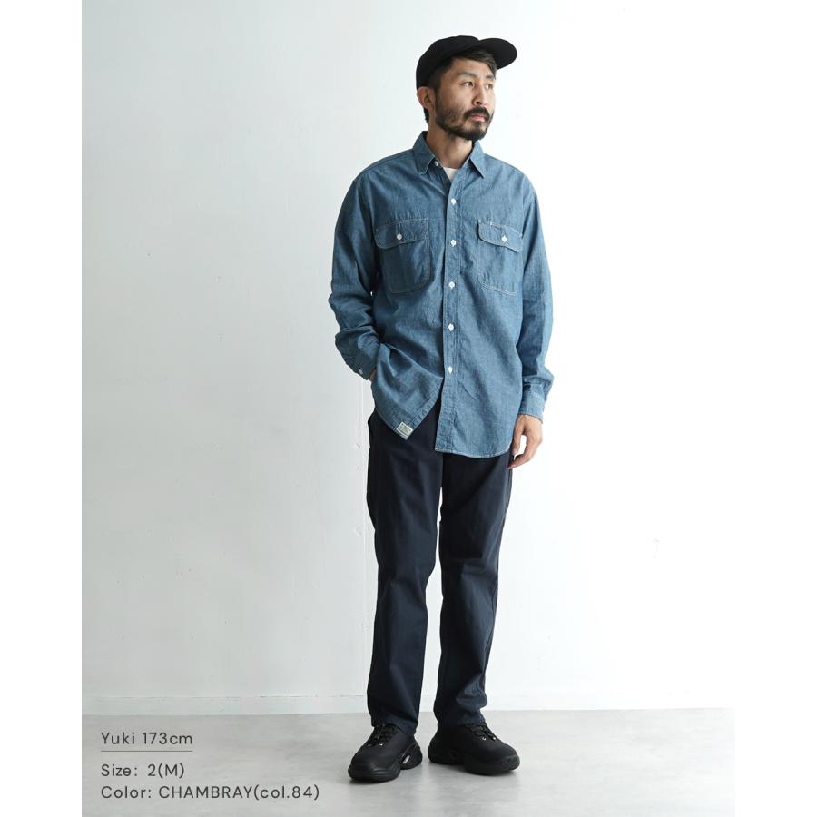 orSlow オアスロウ シャンブレー ワークシャツ CHAMBRAY WORK orSlow オアスロウ シャンブレー ワークシャツ CHAMBRAY WORK