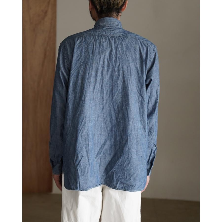 orSlow（オアスロウ） リラックスフィット シャンブレー ワークシャツ