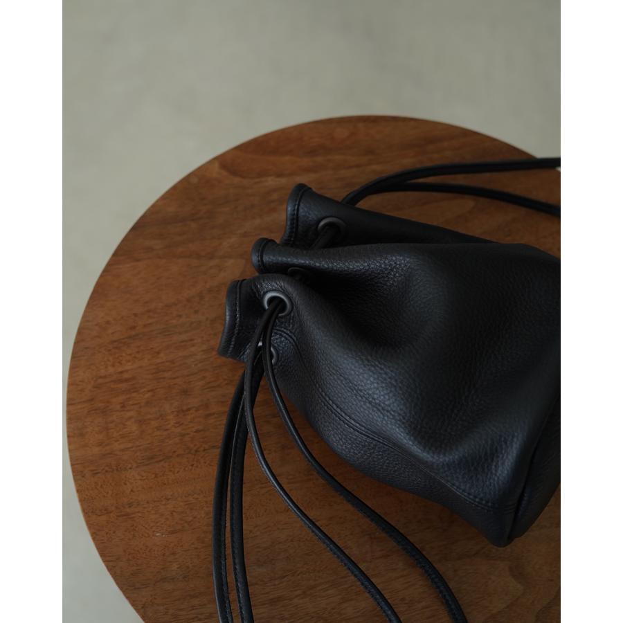 orSlow（オアスロウ） レザー巾着ポーチ 日本製 レディース LEATHER