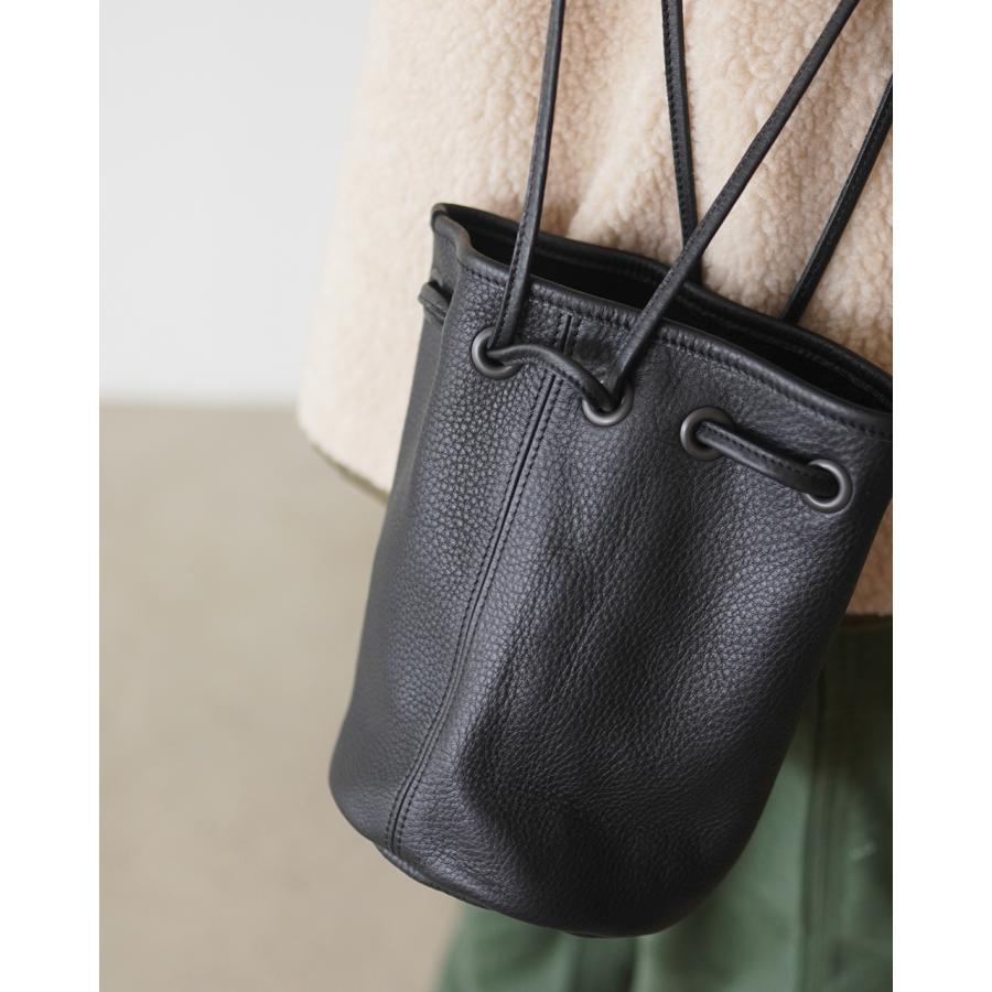 orSlow（オアスロウ） レザー巾着ポーチ 日本製 レディース LEATHER