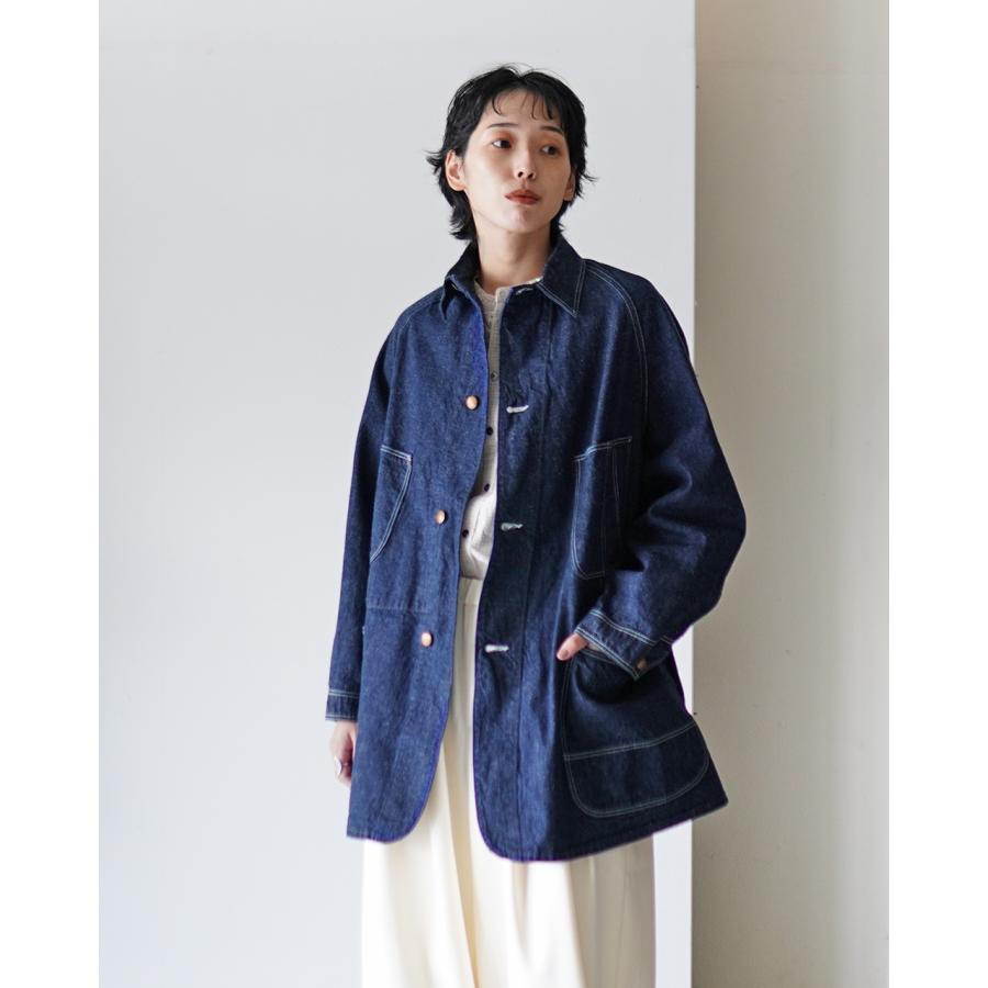 ジャケット・アウター orslow coverall denim loose fit orslow-loose-fit-coverall-one-