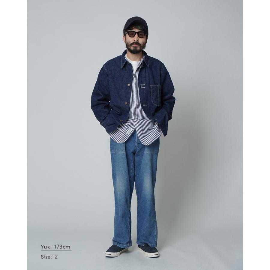 オアスロウ orslow デニムカバーオール 40's COVER ALL デニムジャケット メンズ 2024春夏 01-6150-81 オアスロウ orslow デニムカバーオール 40's COVER ALL デニムジャケット メンズ 2024春夏 01-6150-81