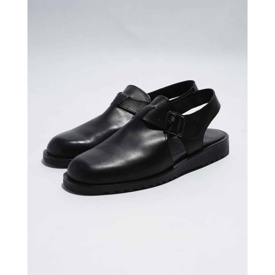 パラブーツ Paraboot レザーサンダル アドリアティック ADRIATIC バックストラップ クロッグ シューズ フラット 1832の画像