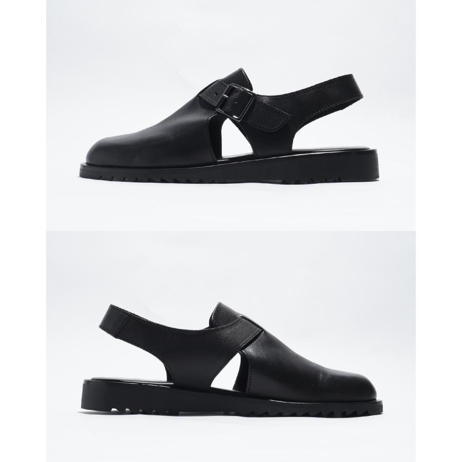 パラブーツ Paraboot レザーサンダル アドリアティック ADRIATIC バックストラップ クロッグ シューズ フラット 1832の画像