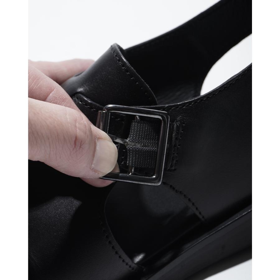 パラブーツ Paraboot レザーサンダル アドリアティック ADRIATIC バックストラップ クロッグ シューズ フラット 1832の画像