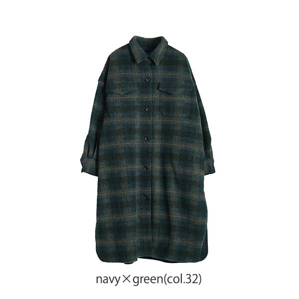 ペンドルトン PENDLETON シーピーオー ロング シャツ ワンピース CPO Long Shirt Onepiece レディース 2022秋冬 2575-0105 セール｜crouka｜17