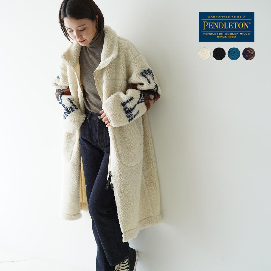 ペンドルトン PENDLETON ボア スタンド カラー コート Boa Stand Long 