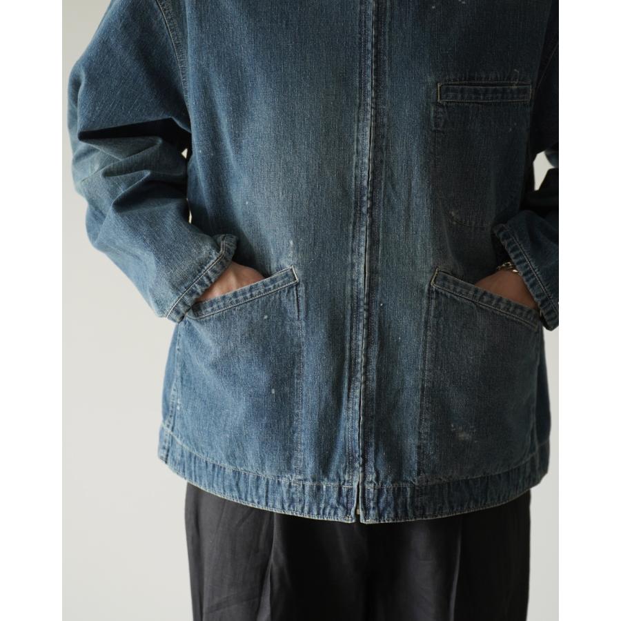 ポータークラシック PORTER CLASSIC ブレックファスト デニム ジップアップジャケット メンズ BREAKFAST DENIM ZIP UP JACKET PC-005-3847の画像