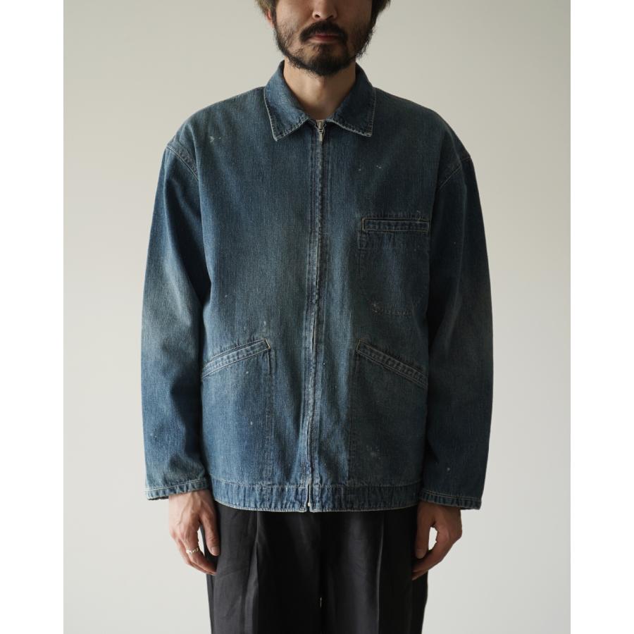ポータークラシック PORTER CLASSIC ブレックファスト デニム ジップアップジャケット メンズ BREAKFAST DENIM ZIP UP JACKET PC-005-3847の画像
