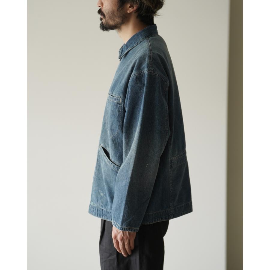 ポータークラシック PORTER CLASSIC ブレックファスト デニム ジップアップジャケット メンズ BREAKFAST DENIM ZIP UP JACKET PC-005-3847の画像