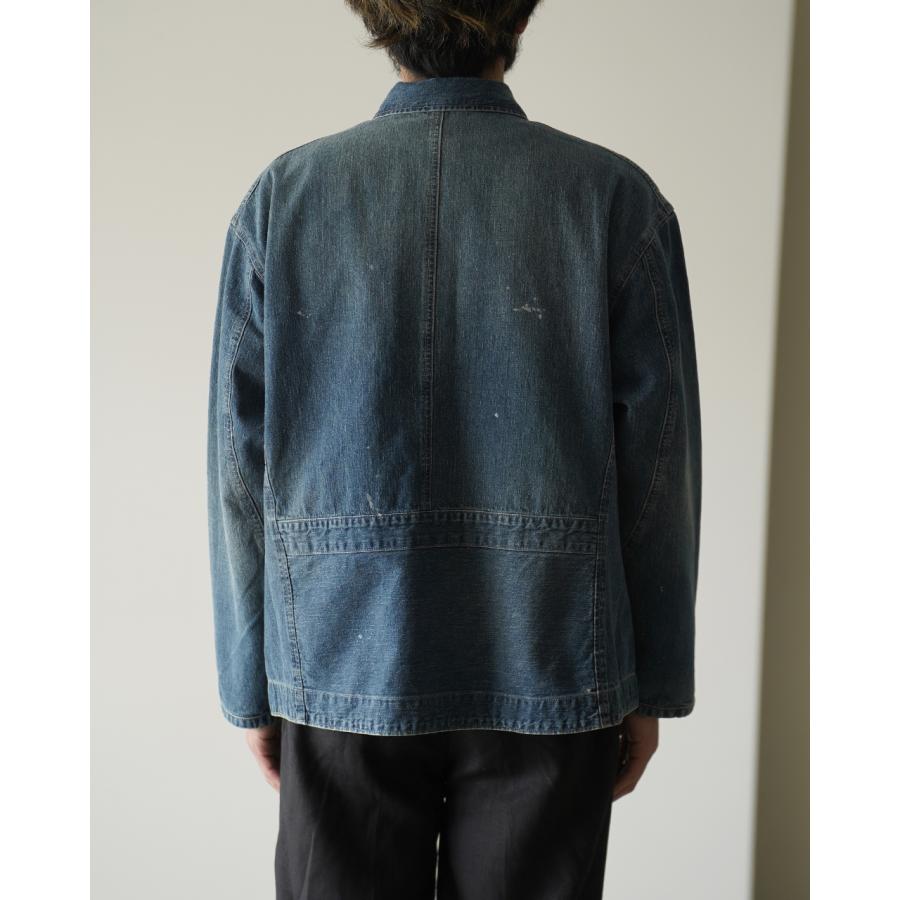 ポータークラシック PORTER CLASSIC ブレックファスト デニム ジップアップジャケット メンズ BREAKFAST DENIM ZIP UP JACKET PC-005-3847の画像