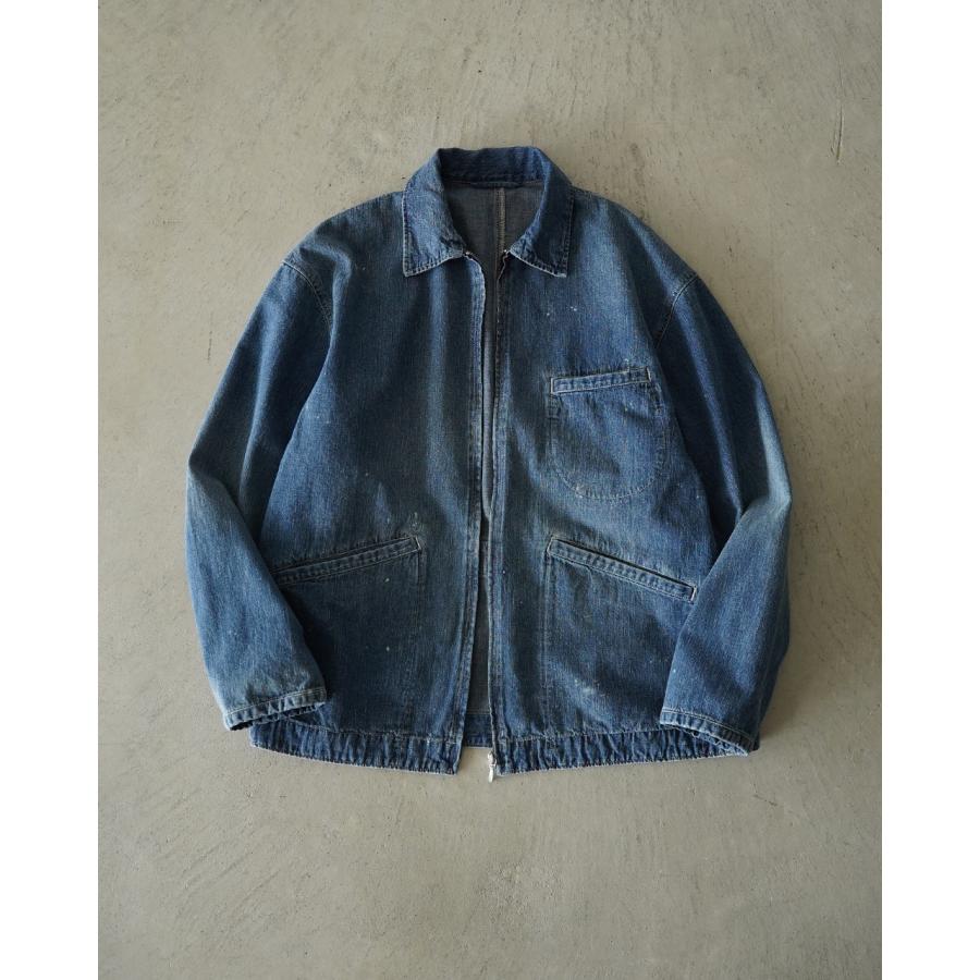 ポータークラシック PORTER CLASSIC ブレックファスト デニム ジップアップジャケット メンズ BREAKFAST DENIM ZIP UP JACKET PC-005-3847の画像
