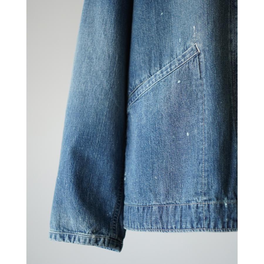 ポータークラシック PORTER CLASSIC ブレックファスト デニム ジップアップジャケット メンズ BREAKFAST DENIM ZIP UP JACKET PC-005-3847の画像