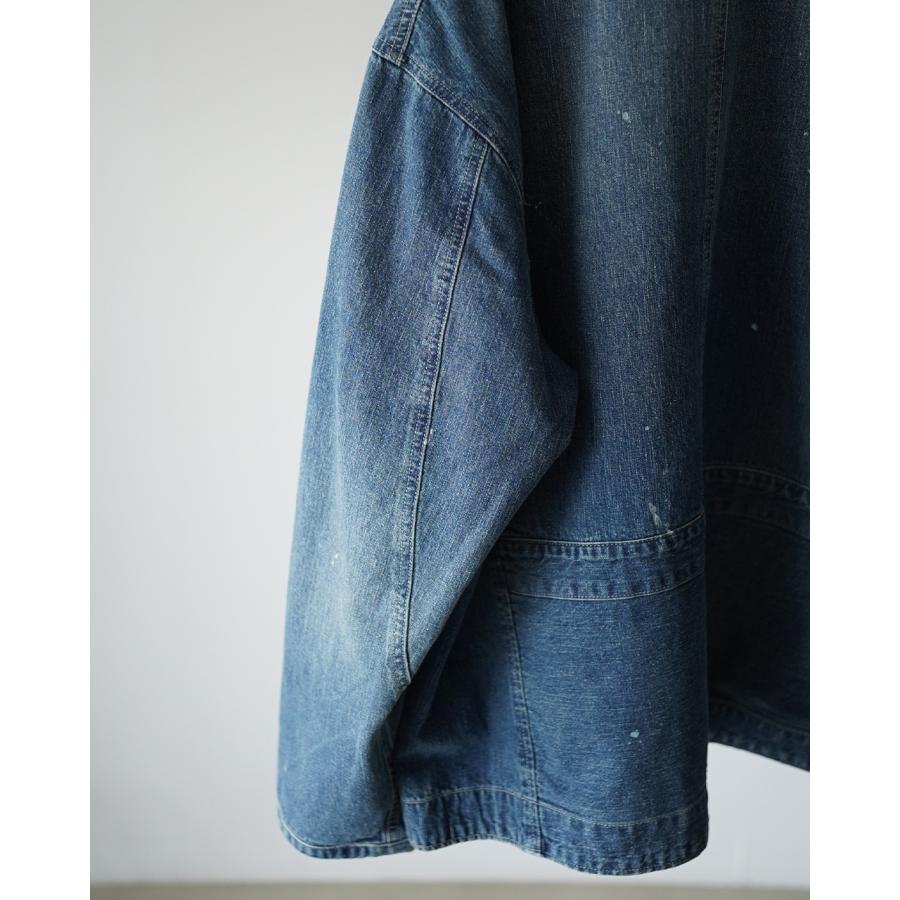 ポータークラシック PORTER CLASSIC ブレックファスト デニム ジップアップジャケット メンズ BREAKFAST DENIM ZIP UP JACKET PC-005-3847の画像