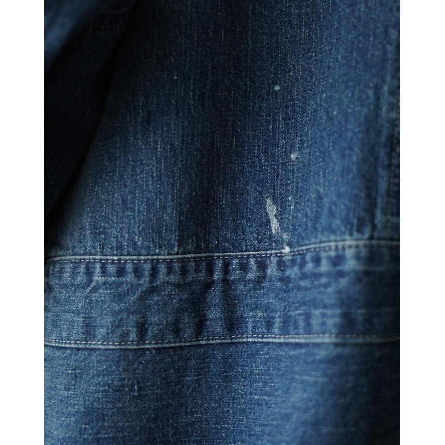 ポータークラシック PORTER CLASSIC ブレックファスト デニム ジップアップジャケット メンズ BREAKFAST DENIM ZIP UP JACKET PC-005-3847の画像