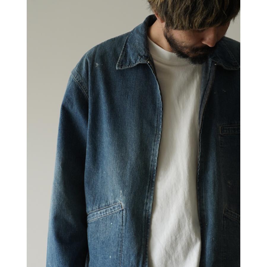 ポータークラシック PORTER CLASSIC ブレックファスト デニム ジップアップジャケット メンズ BREAKFAST DENIM ZIP UP JACKET PC-005-3847の画像