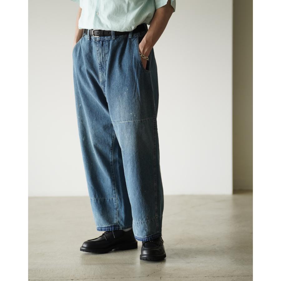 ポータークラシック PORTER CLASSIC ブレックファスト デニム ファティー パンツ メンズ BREAKFAST DENIM FATTY PANTS PC-005-3850 【レビュー企画対象】の画像
