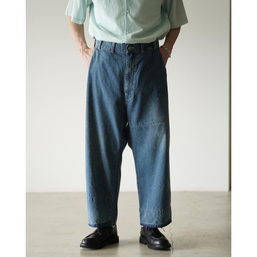 ポータークラシック PORTER CLASSIC ブレックファスト デニム ファティー パンツ メンズ BREAKFAST DENIM FATTY PANTS PC-005-3850 【レビュー企画対象】の画像