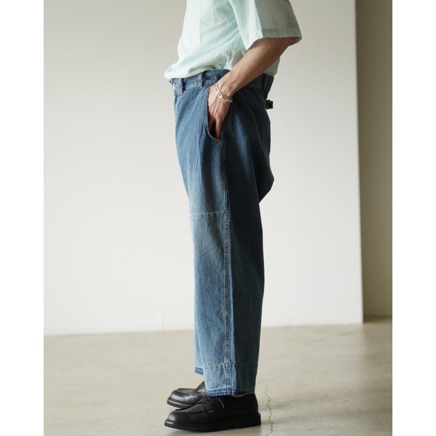 ポータークラシック PORTER CLASSIC ブレックファスト デニム ファティー パンツ メンズ BREAKFAST DENIM FATTY PANTS PC-005-3850 【レビュー企画対象】の画像