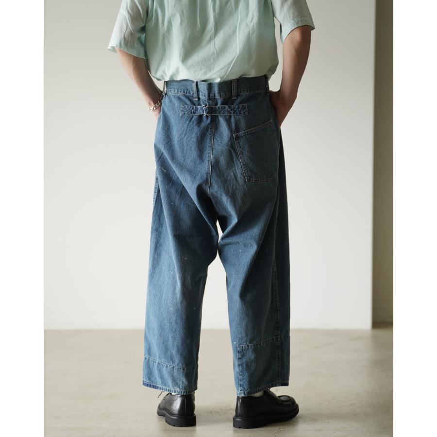 ポータークラシック PORTER CLASSIC ブレックファスト デニム ファティー パンツ メンズ BREAKFAST DENIM FATTY PANTS PC-005-3850 【レビュー企画対象】の画像