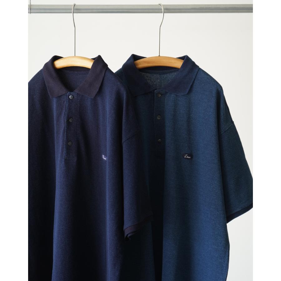【Porter Classic】H/W INDIGO POLO SHIRT PORTER CLASSIC（ポータークラシック） PORTER CLASSIC H/W インディゴ