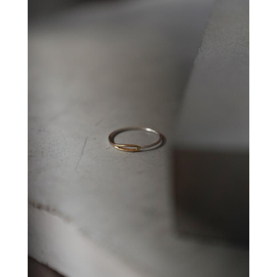 期間限定！ポイント10倍 ポータークラシック PORTER CLASSIC ニードル リング NEEDLE RING 18K ゴールド シルバー925 金 銀 指輪 PC-011-1483の画像