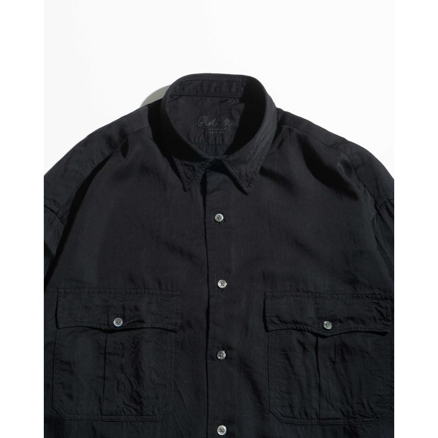PORTER CLASSIC（ポータークラシック） シャツ 長袖 キュプラ ボタン